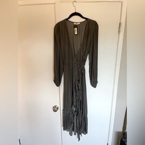 Boho style wrap dress.